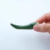 Green Chili Pepper Chopstick Rest