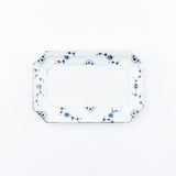 Octagonal Bowl, Flowering Vines