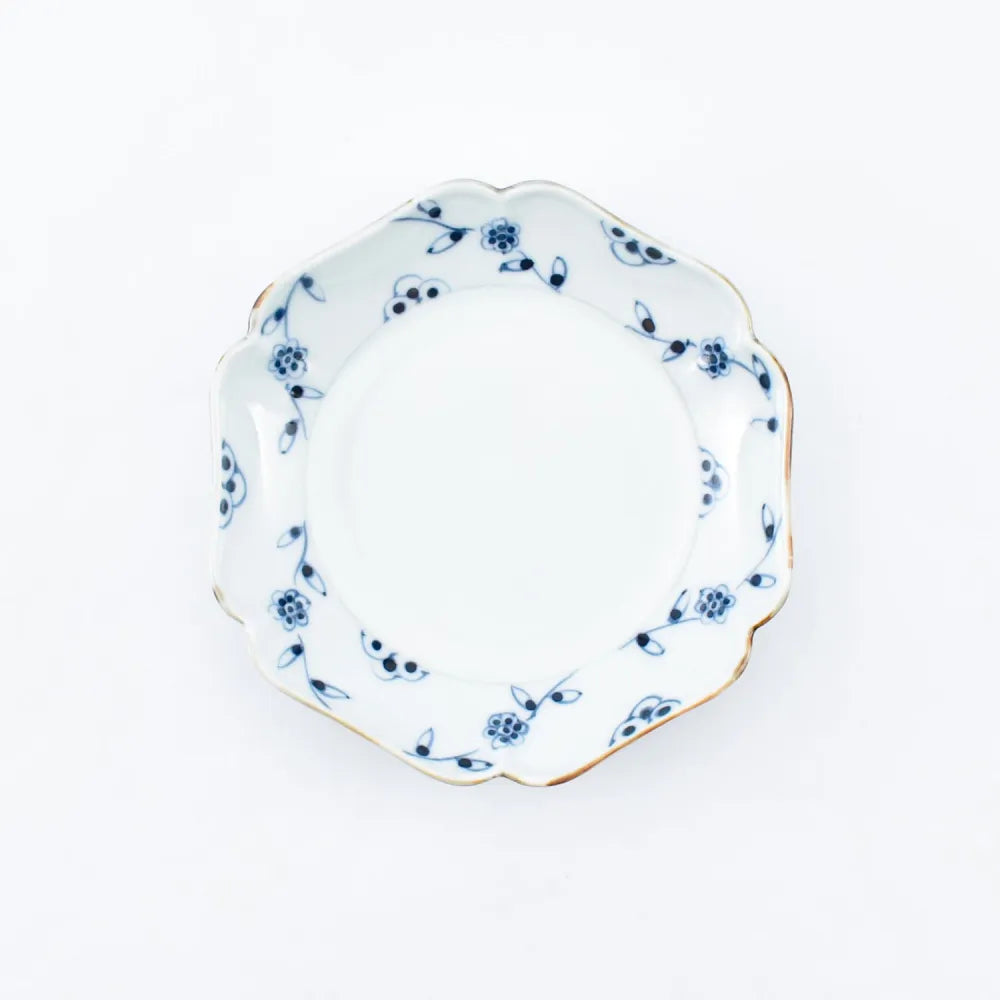 Flower Shaped Bowl, Flowering Vines