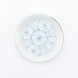 Large Rimmed Bowl, Chrysanthemum