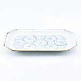 Octagonal Bowl, Chrysanthemum