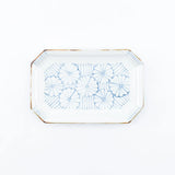 Octagonal Bowl, Chrysanthemum