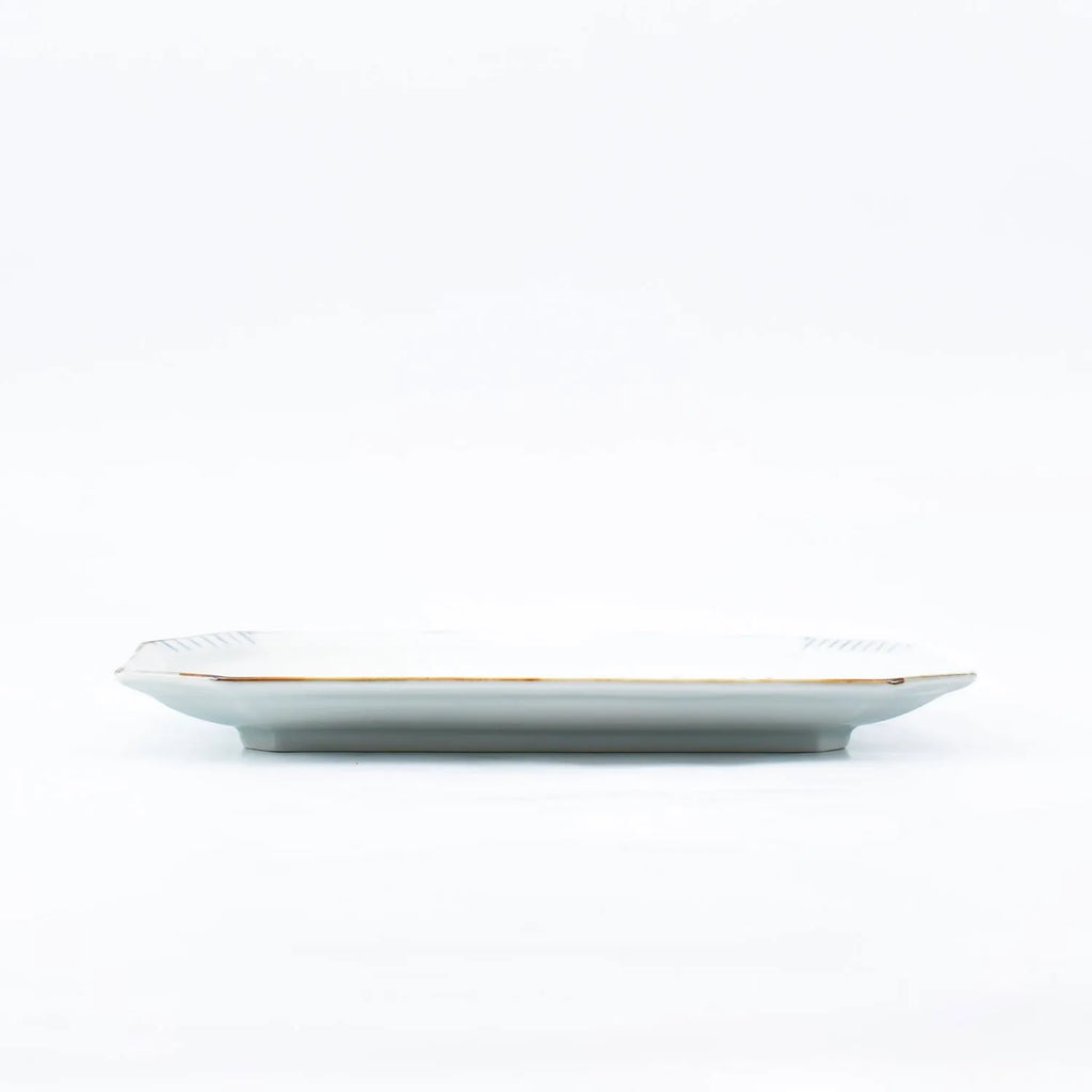 Octagonal Bowl, Chrysanthemum