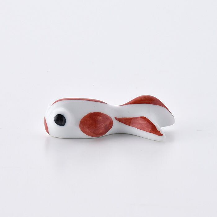 Hand-painted Chopstick Rest, Red Goldfish