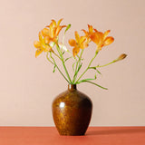 Za Flower Vase, Red Copper