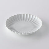 White Kikuko Plate, Medium