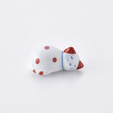 Hand-painted Chopstick Rest, Red Cat