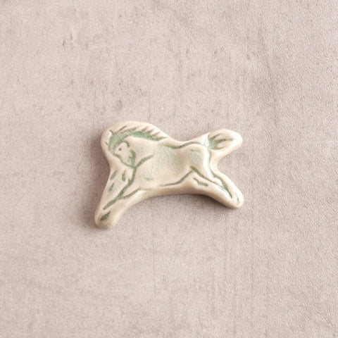 Running Horse Chopstick Rest, Green