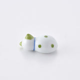 Hand-painted Chopstick Rest, Green Cat