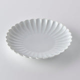 White Kikuko Plate, Large