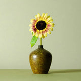 Za Flower Vase, Yellow Green