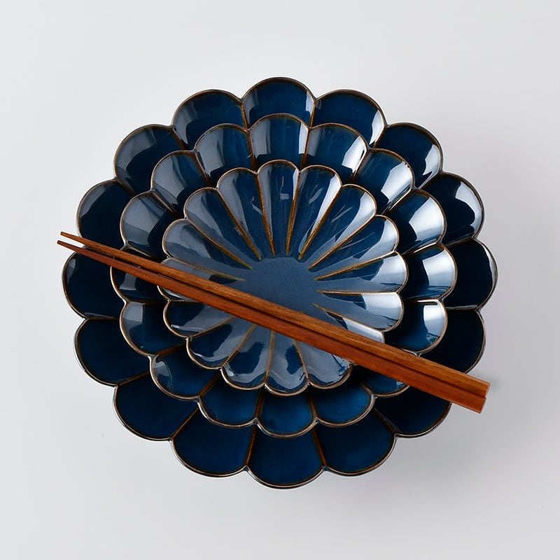 Navy Kikuko Bowl, Small