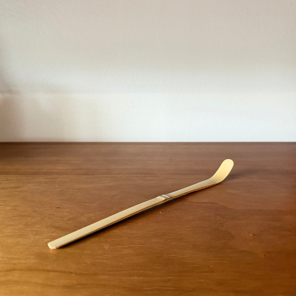 Matcha Spoon, White Bamboo