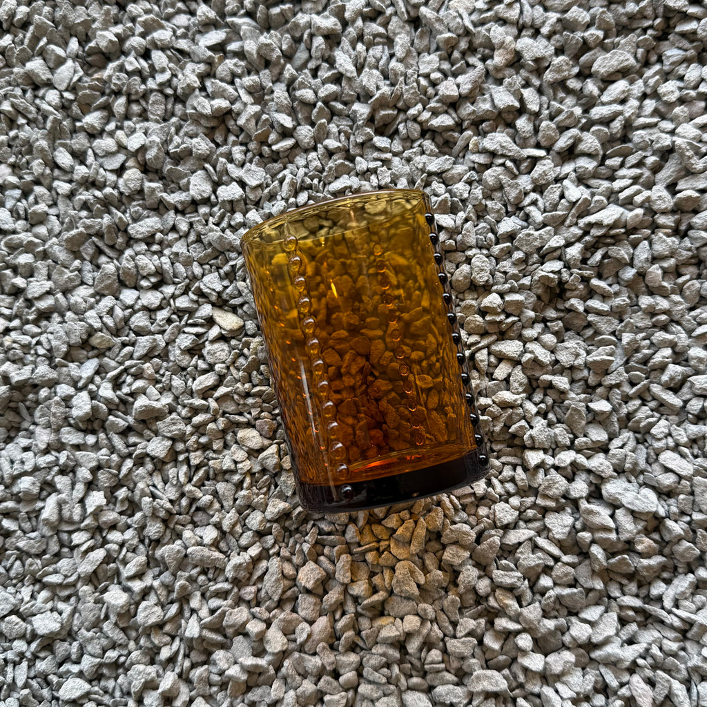 Sori Yagani Glass Tumbler, Amber