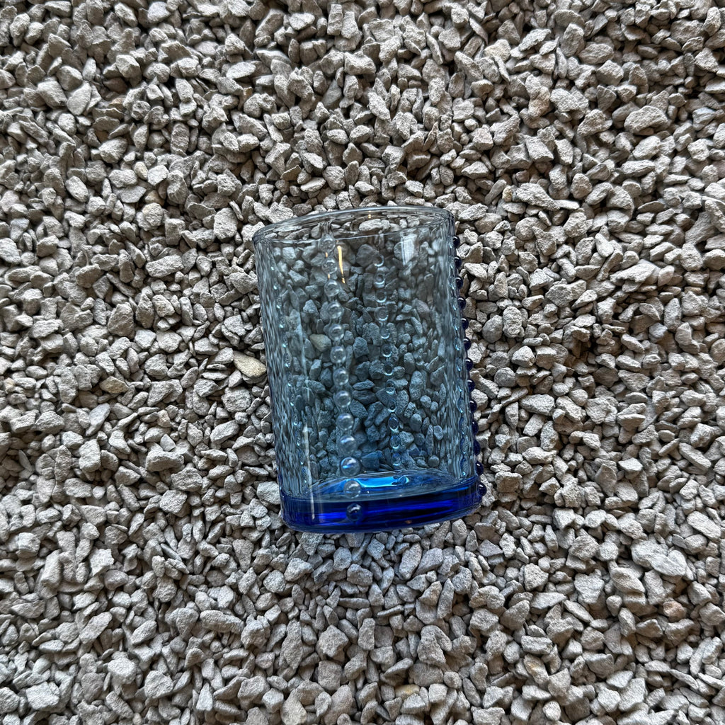 Sori Yanagi Glass Tumbler, Blue