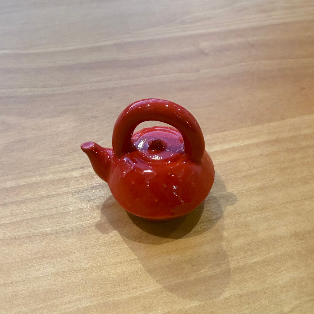 Teapot Chopstick Rest, Red