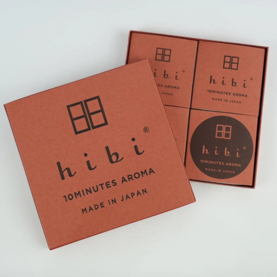 [Gift Box] - Hibi 10 Minutes Aroma Japanese Incense, 12 Assorted Fragrances
