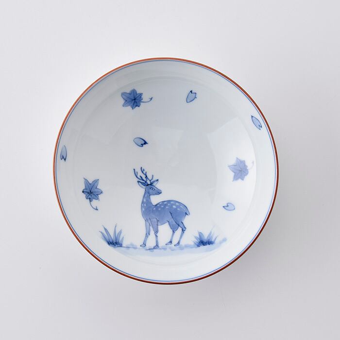 Deer Round Bowl