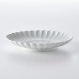 White Kikuko Plate, Large