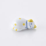 Hand-painted Chopstick Rest, Yellow Cat