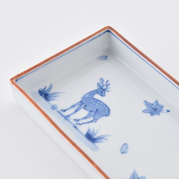 Deer Rectangular Plate