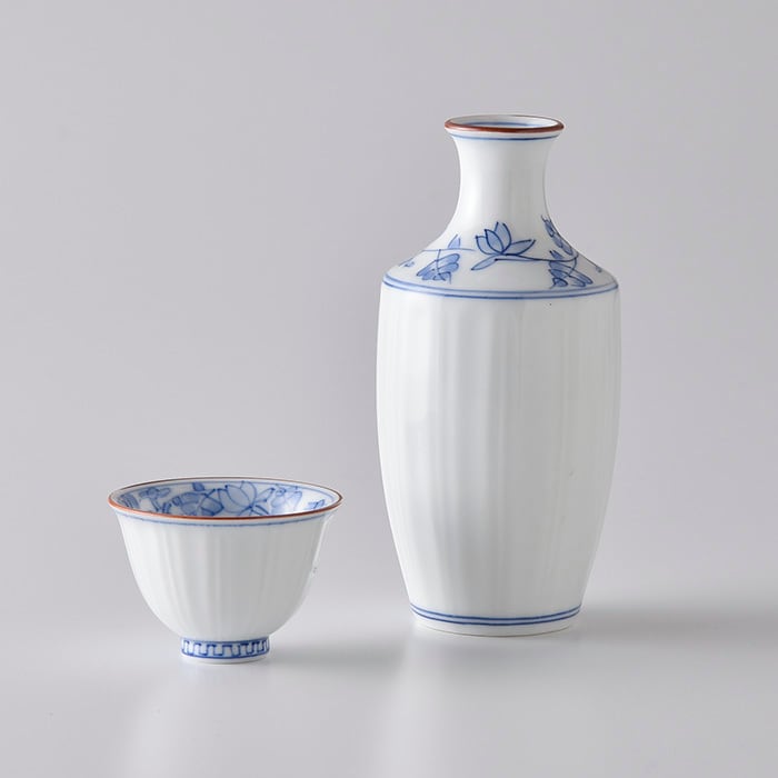 Karakusa Sake Pitcher