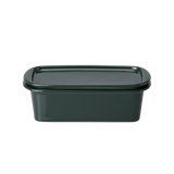 Small Ceramic Canister, Dark Green
