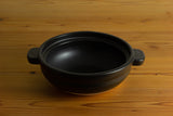 Kamoshika Donabe Clay Pot, Black