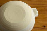 Kamoshika Donabe Clay Pot, White
