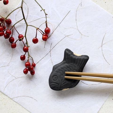 Taiyaki Chopstick Rest, Kuro