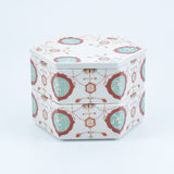 Yoraku Porcelain Box, Two Tier