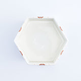 Yoraku Porcelain Box, Two Tier