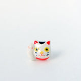 Ceramic Pin, Right Paw Lucky Cat