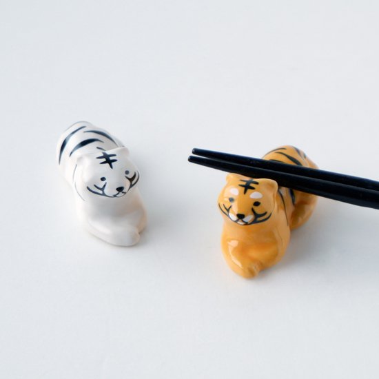 Yellow Tiger Chopstick Rest