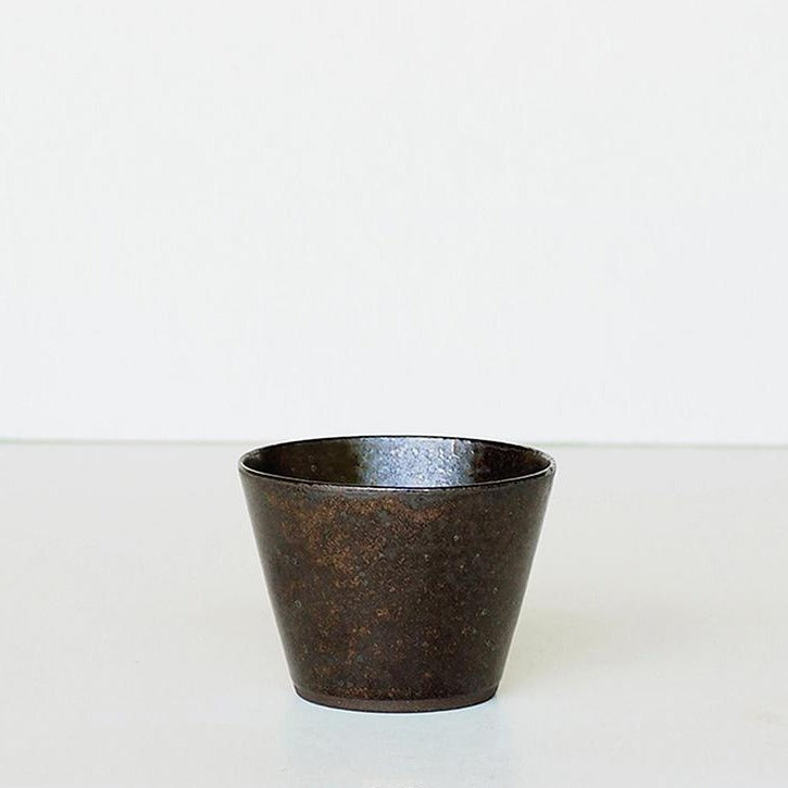 Kuro Clay Cup, Copper Glaze