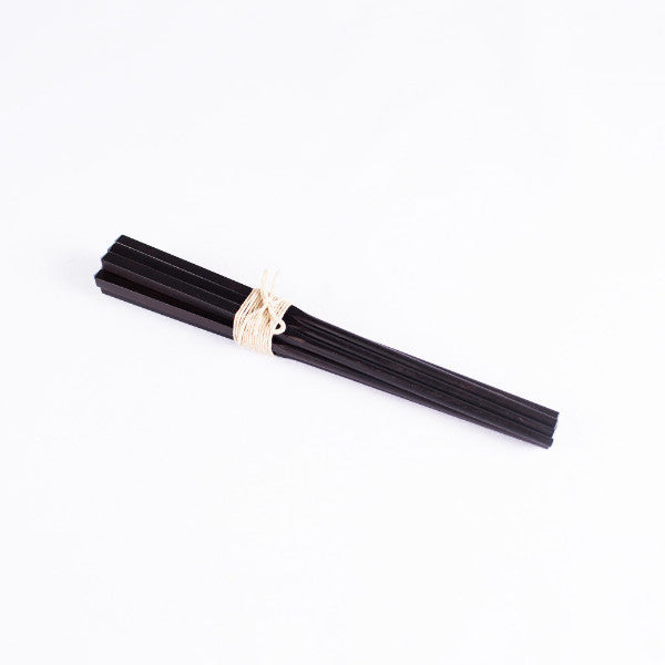 Classic Chinese Wood Chopsticks, Black Sandalwood, Set of 5 Pairs