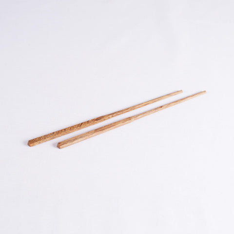 Classic Chinese Wood Chopsticks, Marbled Hardwood, Set of 5 Pairs