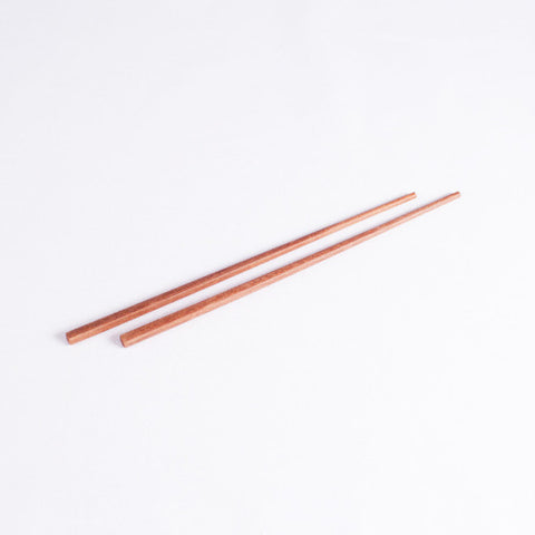 Contemporary Chinese Wood Chopsticks, Red Sandalwood, Set of 5 Pairs