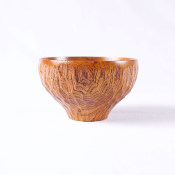 Small Wooden Bowl, Textured
