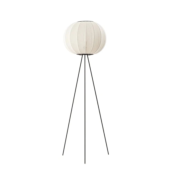 Knit-Wit Floor Lamp, 45cm High, Pearl White
