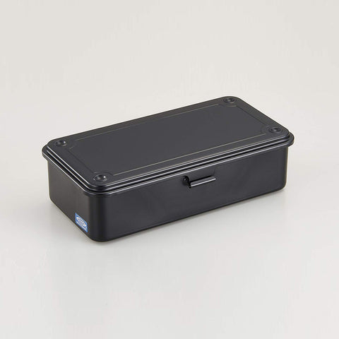 Steel Stackable Storage Box, Black