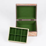 Japanese Washi Paper Jewelry Box, Gold Ribbon