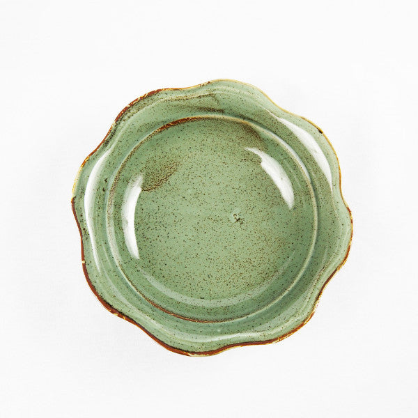Jade Green Lotus Bowl