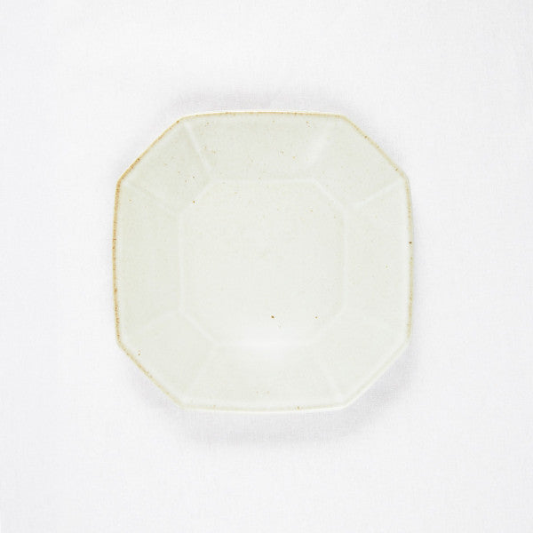 Octagonal Plate, White