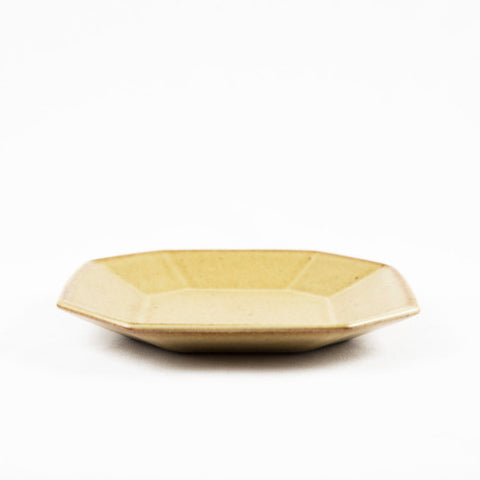 Octagonal Plate, Gold