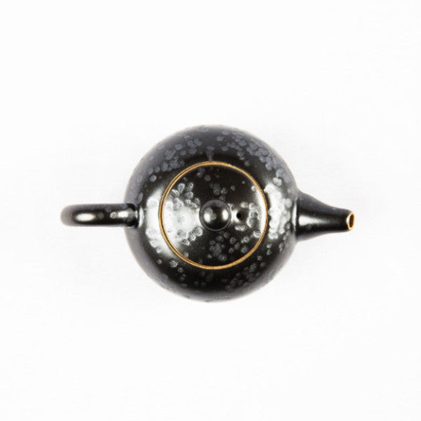 Pottery Tea Set, Glazed Black