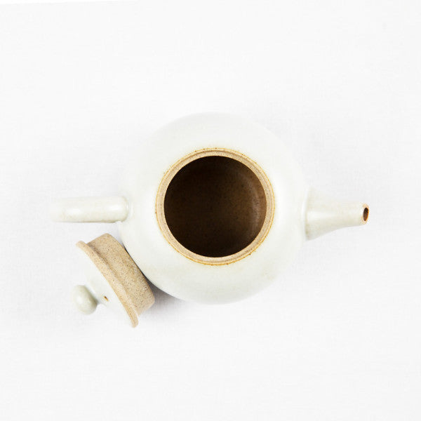 Pottery Tea Set, Creamy White II