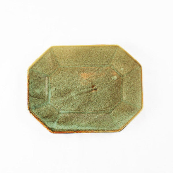 Jade Green Octagon Shaped Plate