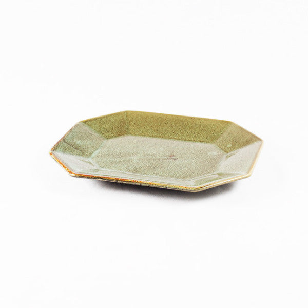 Jade Green Octagon Shaped Plate
