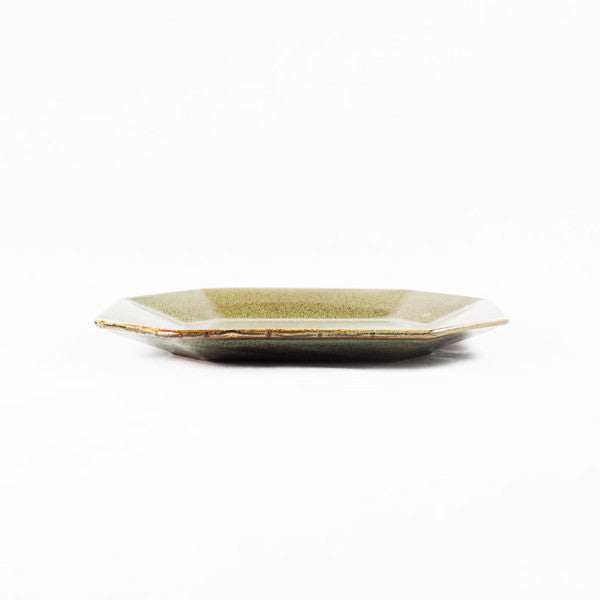 Jade Green Octagon Shaped Plate